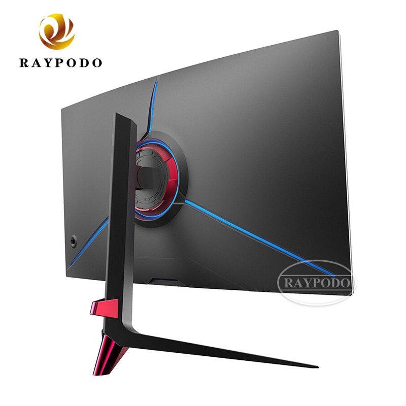 Raypodo 24 27 32 Inch Curved FHD QHD 144hz 165hz 240hz 1ms PC Gaming Monitor with Lifting base 1ms pc gaming monitor