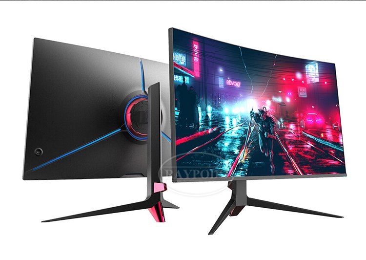 Raypodo 24 27 32 Inch Curved FHD QHD 144hz 165hz 240hz 1ms PC Gaming Monitor with Lifting base PC详情 水印 11 Raypodotech