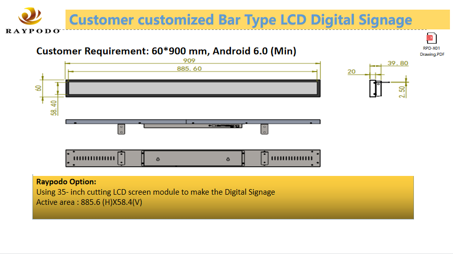 Japan Retail Chain Store Bar Type Digital Signage Project in 2019 6991a2200e3b2968ac0ba212583df58 Raypodotech