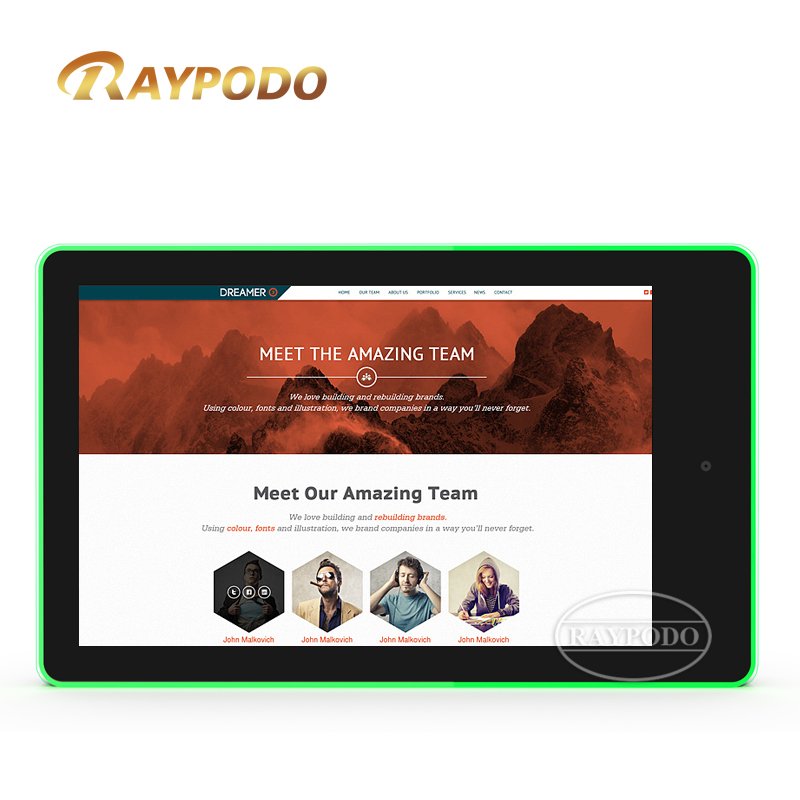 Raypodo RK3399 10.1 inch POE NFC RFID VESA Wall Mount Tablet RPD 1026T 3 Raypodotech