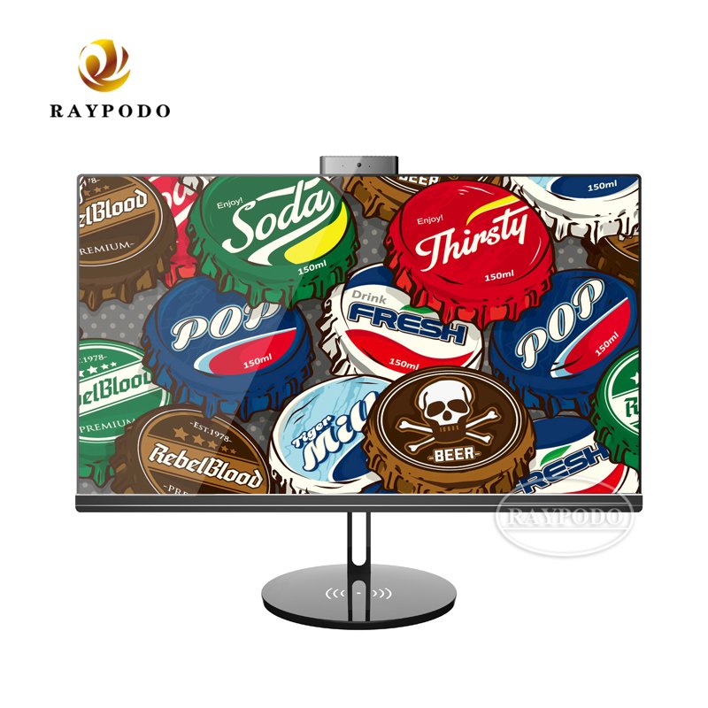 Raypodo New Design 23.8 inch All In One PC Computer with Phone charging Stand Raypodo all in one desktop using PC computer 10 Raypodotech