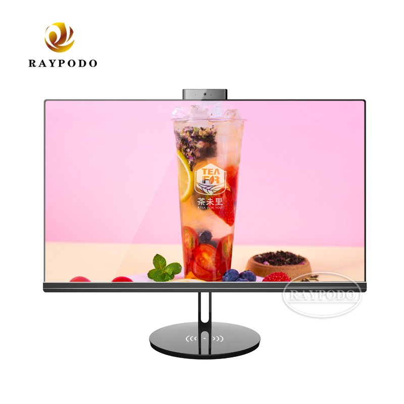 Raypodo New Design 23.8 inch All In One PC Computer with Phone charging Stand Raypodo all in one desktop using PC computer 12 Raypodotech