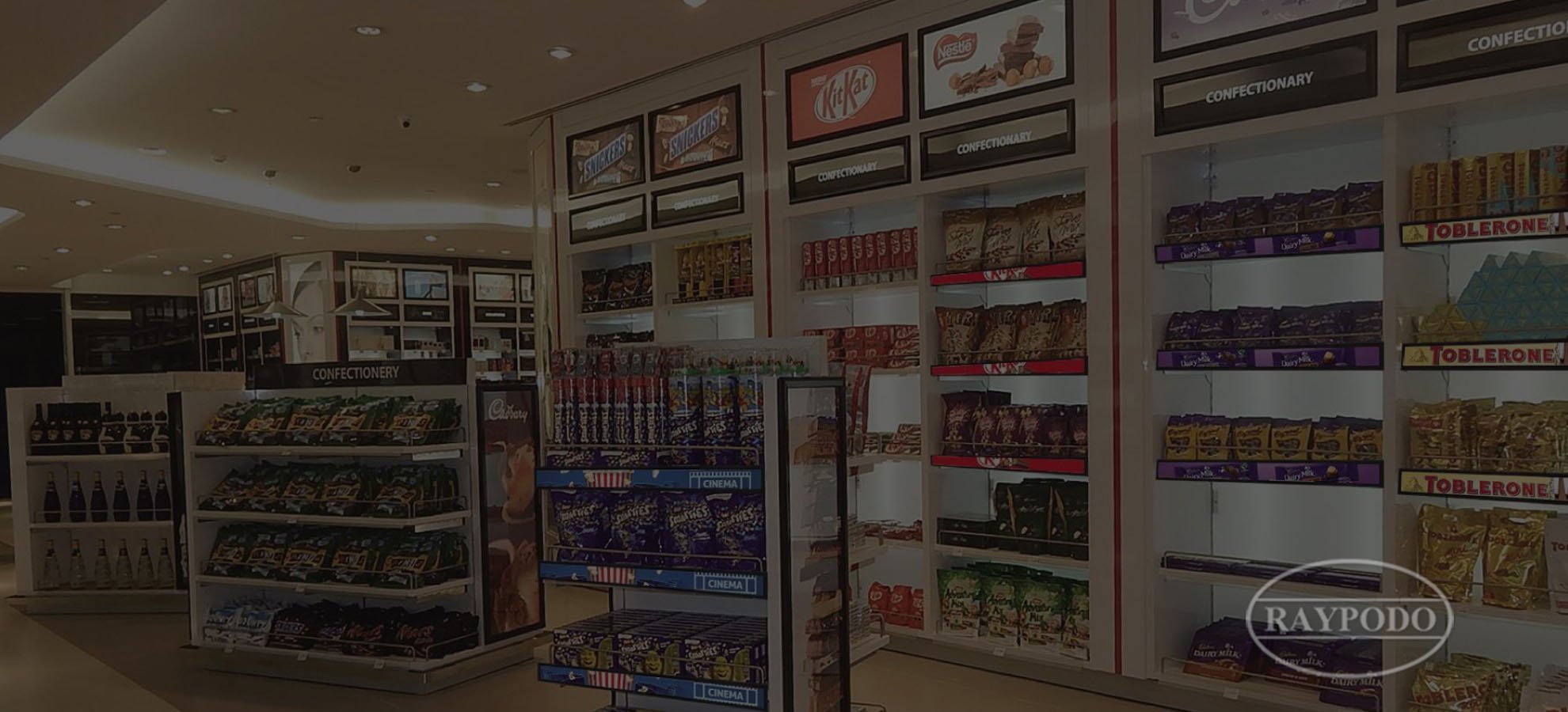 stretched bar digital signage