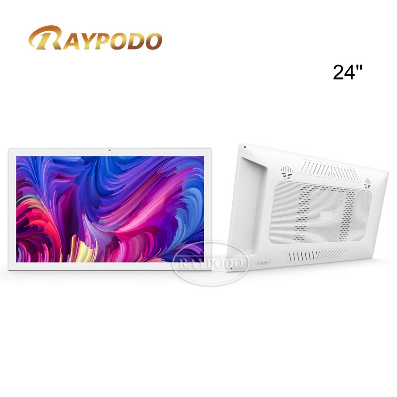 Raypodo Wall Mount 24 inch Monitor with Black or White Color Wall Mount 24 inch monitor