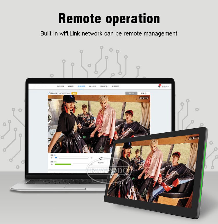 Revolutionize Your Digital Signage Displays with Raypodo Tech's PoE Tablets digital signage display