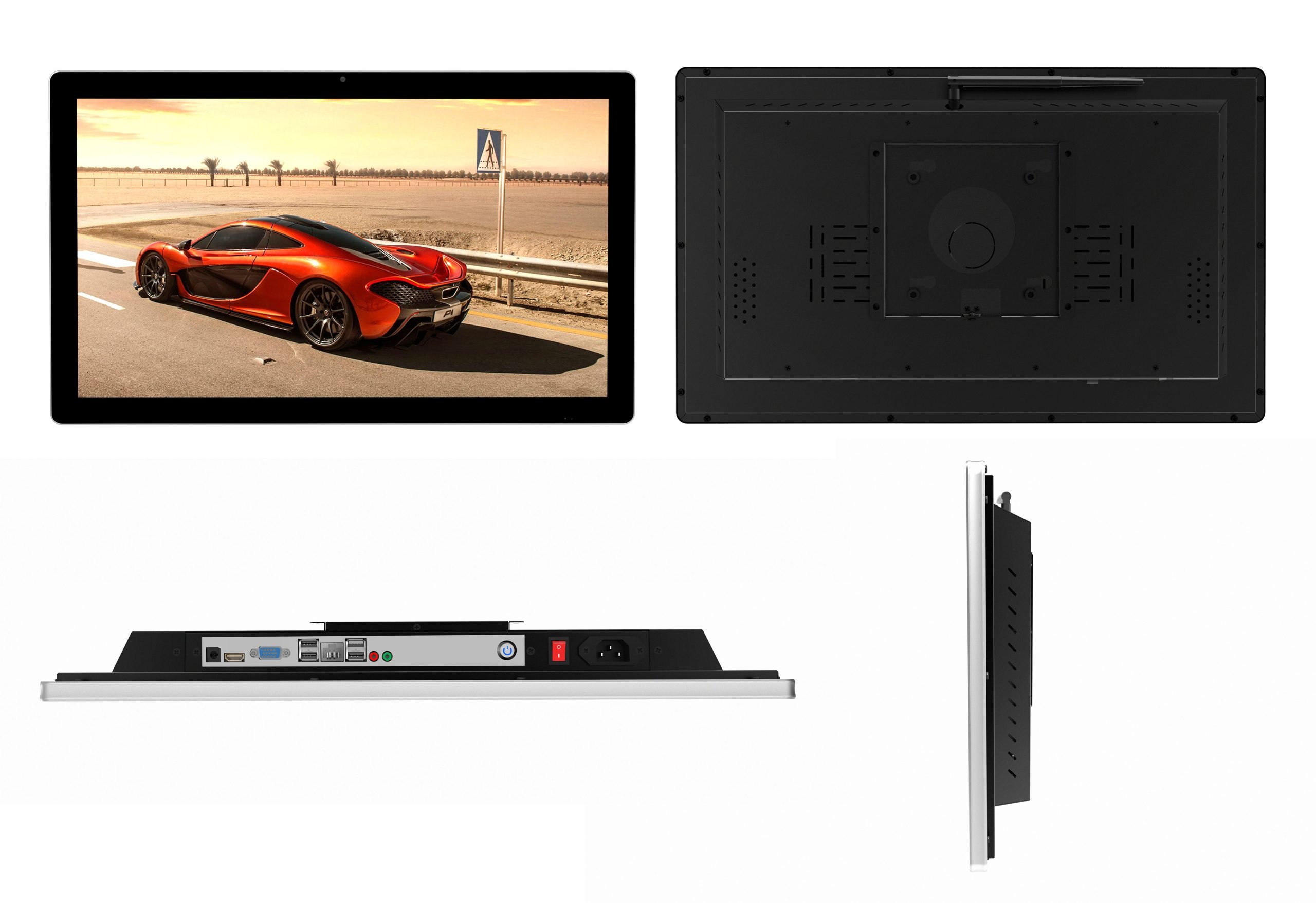 Upgrade Your Digital Display with Our Touchscreen Monitor with Aluminum Alloy Cover for Conference Rooms, Education, Healthcare, and More! Touchscreen Monitor