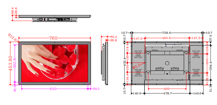 Experience Cutting-Edge Technology with Raypodo’s Android Touchscreen Monitors large size tablet
