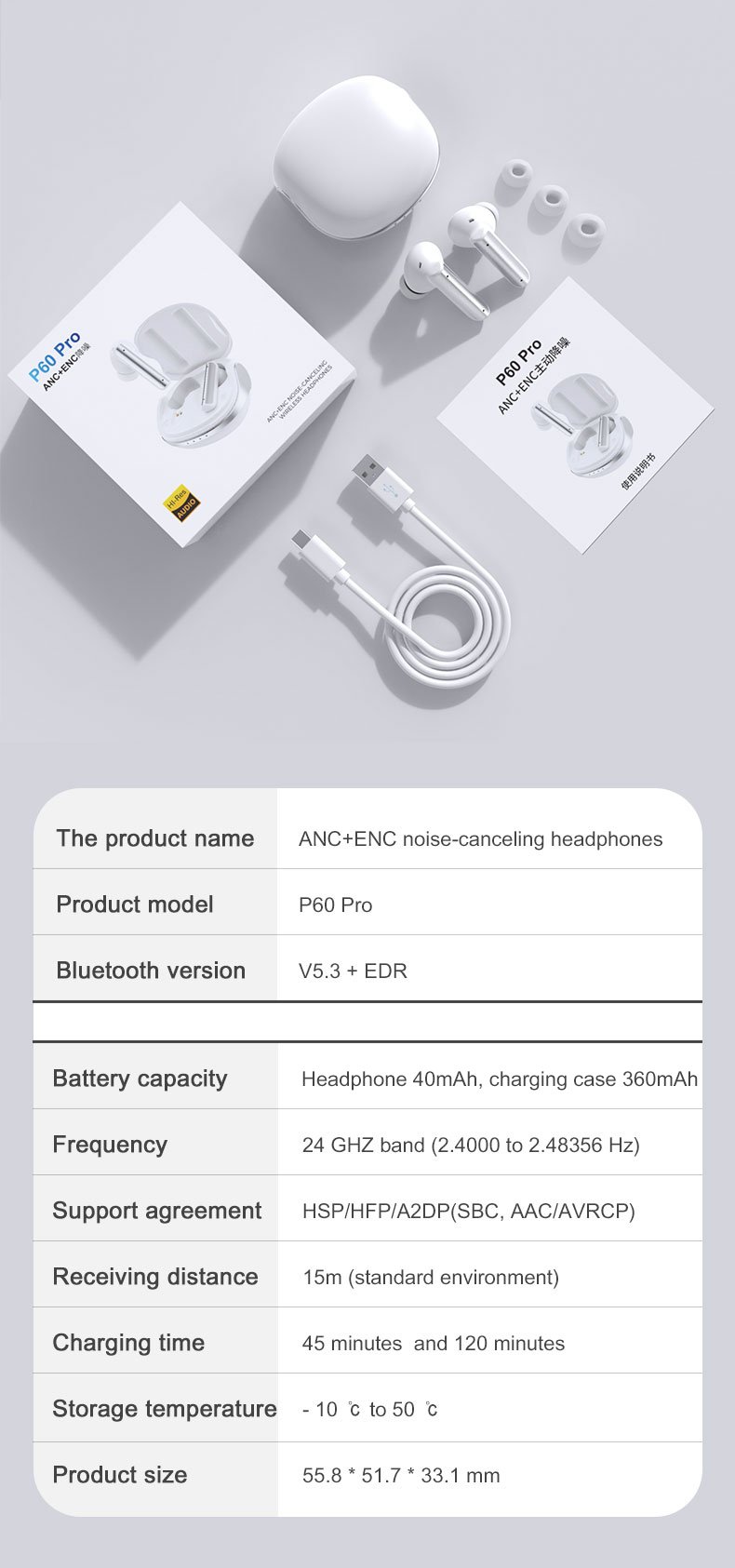 Raypodo Wireless Earbuds – Redefine Sound and Style! 详情页 12 Raypodotech