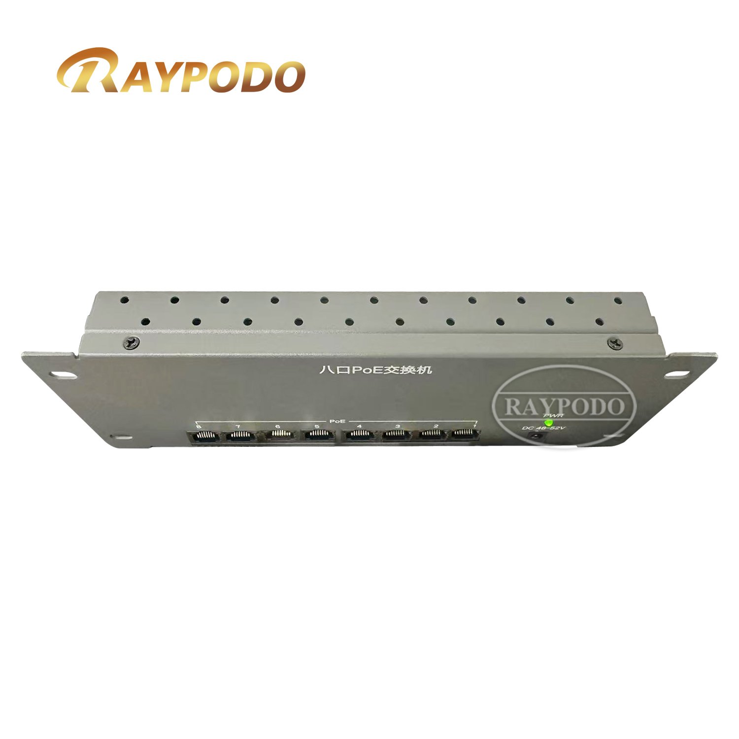 RAYPODO 8-Port POE Switch – Power over Ethernet for IP Cameras and Smart Devices 8-Port POE Switch