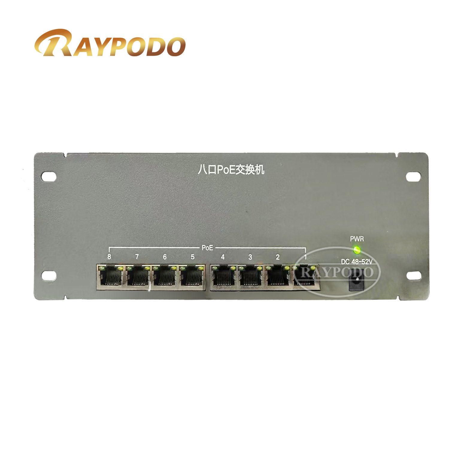 RAYPODO 8-Port POE Switch – Power over Ethernet for IP Cameras and Smart Devices 8-Port POE Switch
