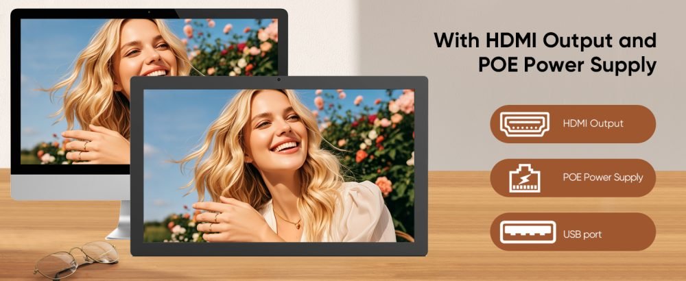 Unlock Next-Generation Engagement with the RAYPODO 21.5-Inch Android PoE Tablet the RAYPODO 21.5-Inch Android PoE Tablet