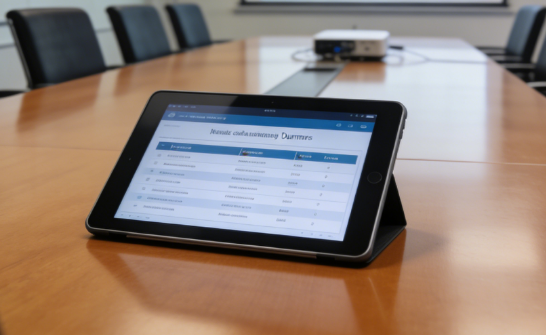 Event registration tablet kiosk