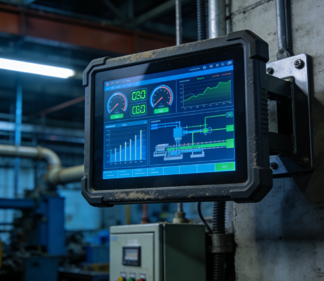 Reliable Industrial Indoor Mountable Tablet Ensures Safety | Raypodo Industrial indoor mountable tablet display