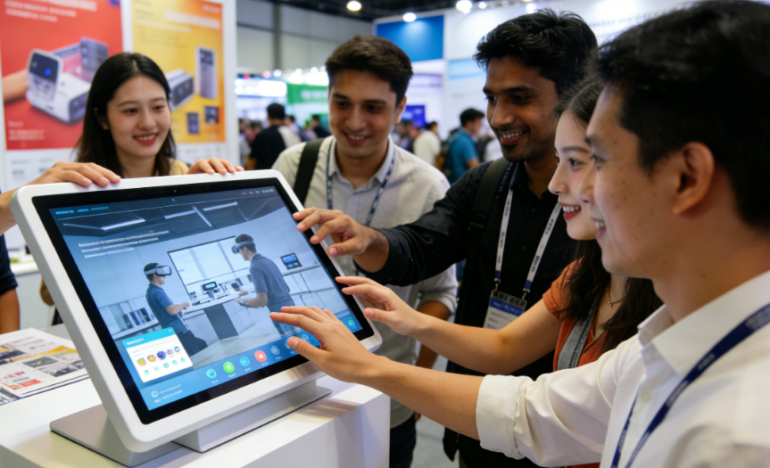 Powerful Raypodo Corporate Large Touchscreen Tablet Unifies Teams Large touchscreen tablet for corporate communication