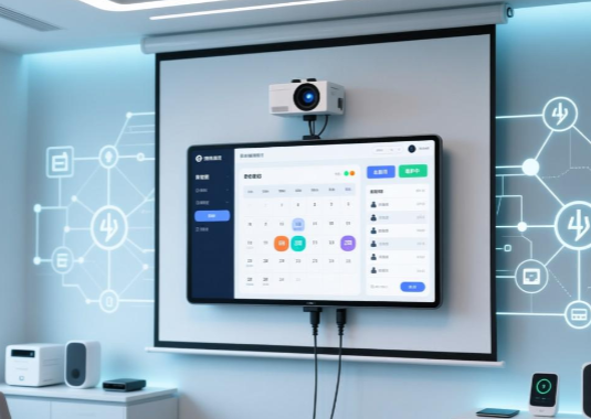 PoE wall mount tablets, intelligent office meeting room scheduling, LCD IPS panel