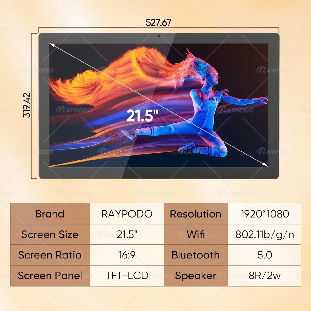 Raypodo 21.5 Inch: Redefine Dining with Restaurant Menu Boards Restaurant menu boards