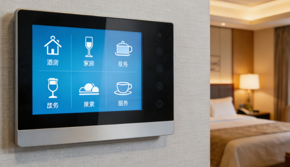 Sleek Wall mounted Space saving Touch – Elevate Hotel Room Service | Raypodo Wall-mounted space-saving touch