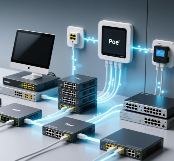 Are PoE wall mount tablets compatible with all types of PoE switches? PoE wall mount tablet & PoE switch compatibility, PoE switch type adaptation, PoE power supply protocol matching