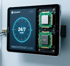 How does processor power consumption affect the heat management of 24/7 running wall mount tablets? Processor power consumption, 247 tablet heat management, Continuous operation heat dissipation