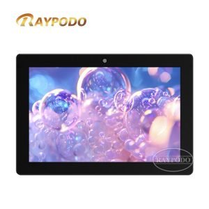 RAYPODO 10 inch poe tablet all in one PC、Digital signage、Electronic displays、Commercial displays、Indoor displays、Digital kiosks、poe tablet、poe、tablet android poe、tablet with hd-mi output、tablet Ethernet、rj45、android tablet、wall mounted poe tablet、wall mounted tablet、touchscreen、24/7 operation